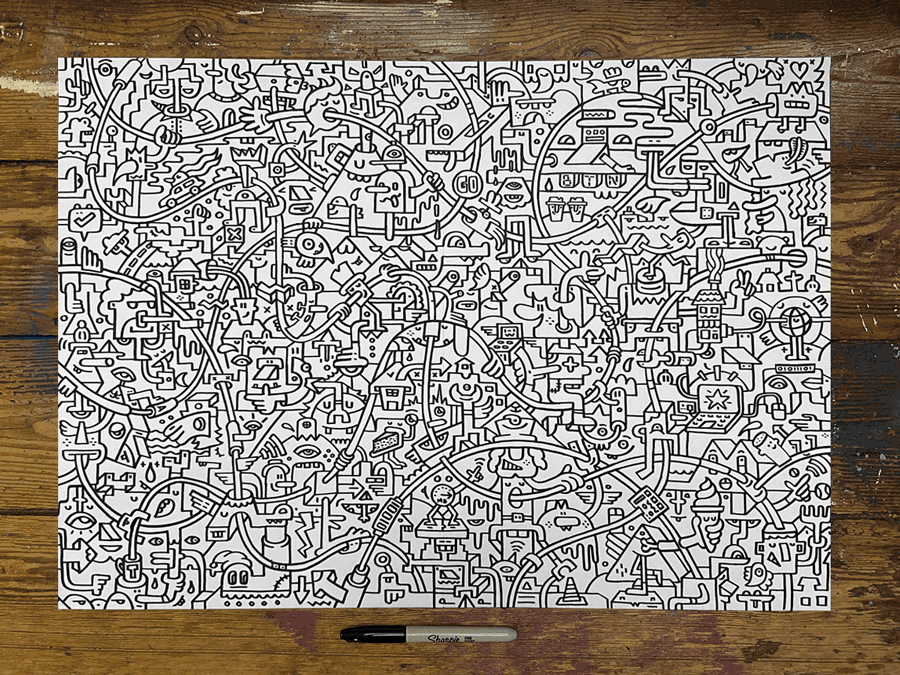 Brighton Fibre - Van - Mister Phil Brighton Illustration Colourful vinyl vehicle wrap