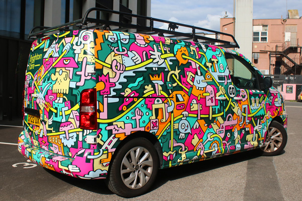 Vinyl Vehicle Wtap Illustration Mister Phil Illustration Brighton